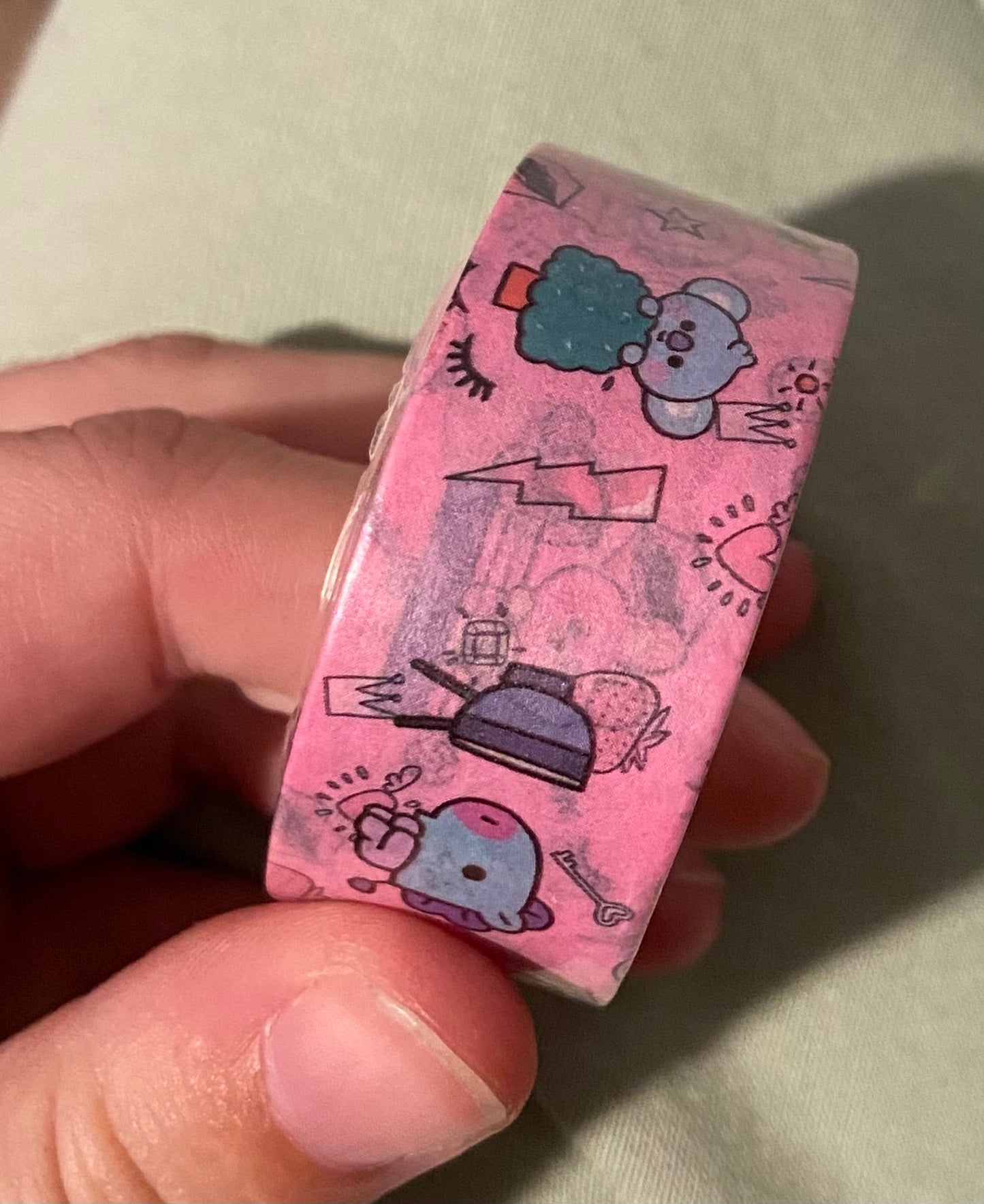 Bt21 inspired washi tape