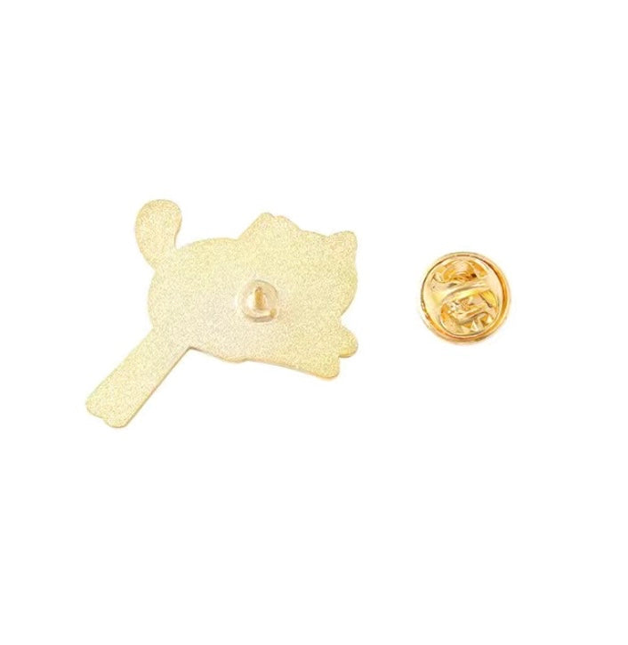 Cat and food pins