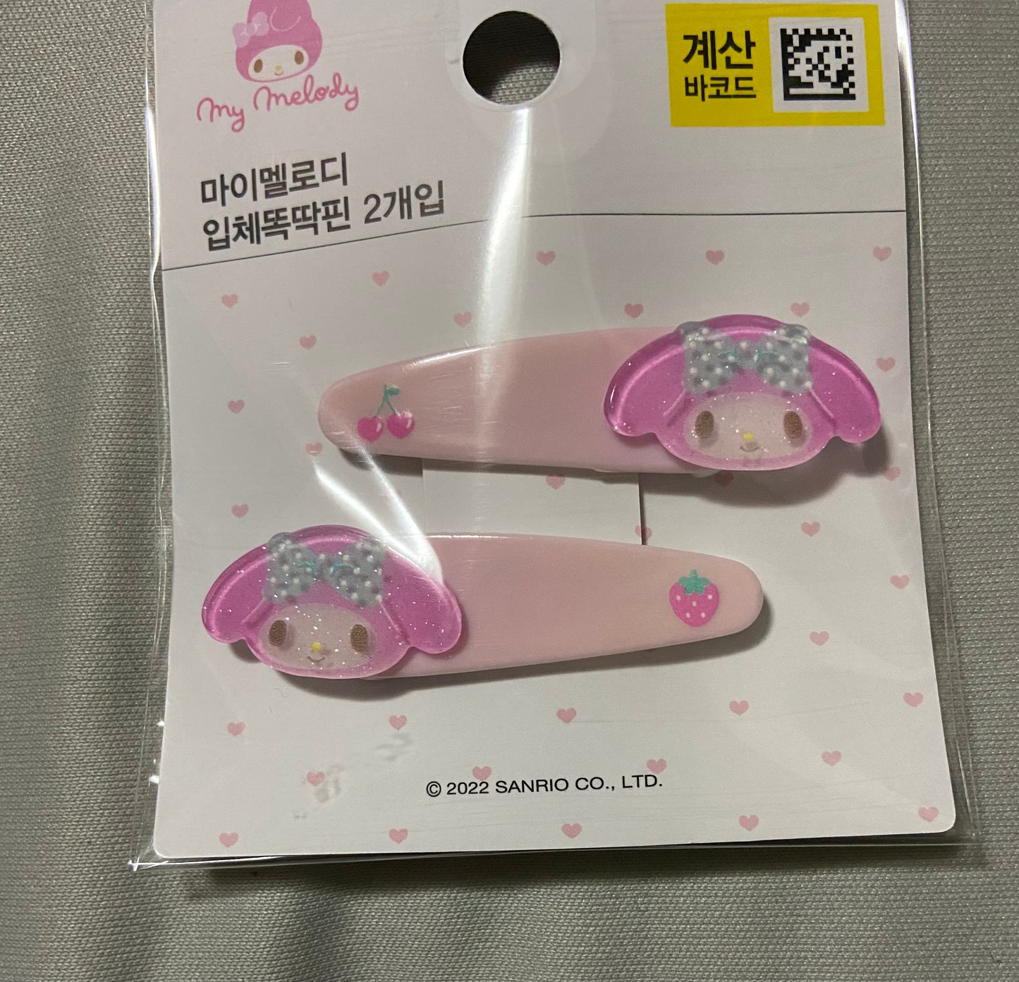 Sanrio hair clips