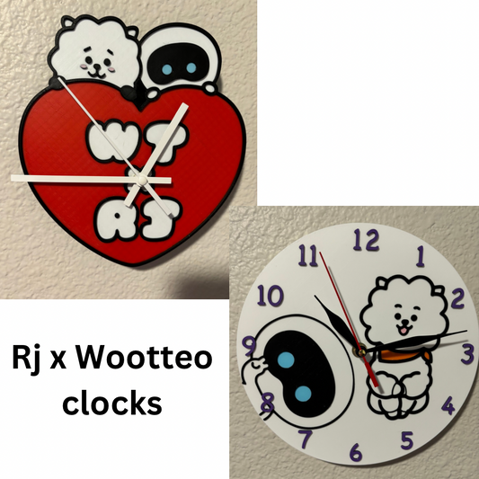 BT21 custom designed clock