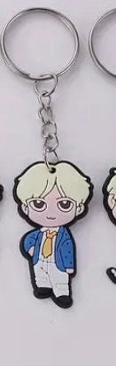 BTS Tiny Tan inspired silicon character keychains