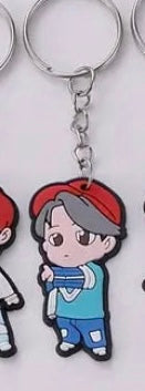 BTS Tiny Tan inspired silicon character keychains