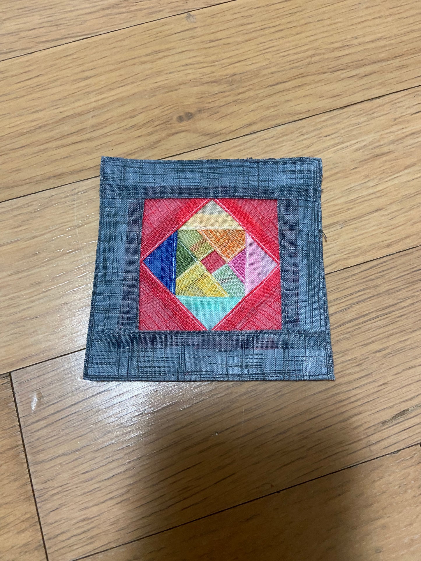 Korean traditional pattern fabric coaster