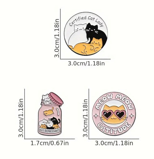 Cat support pins