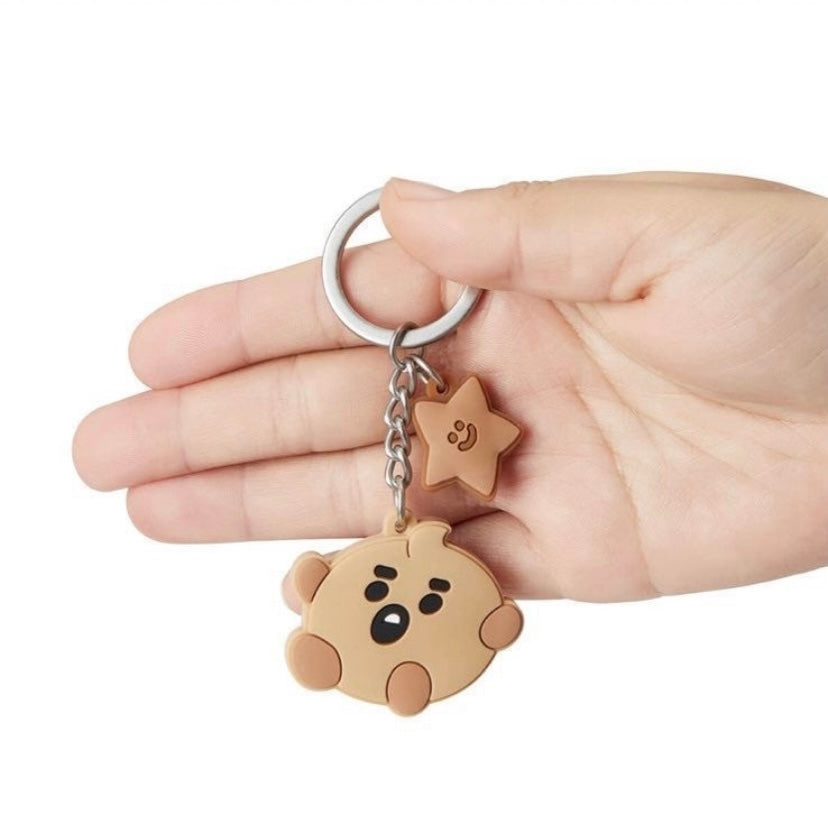 BT21 baby Shooky silicone keychain