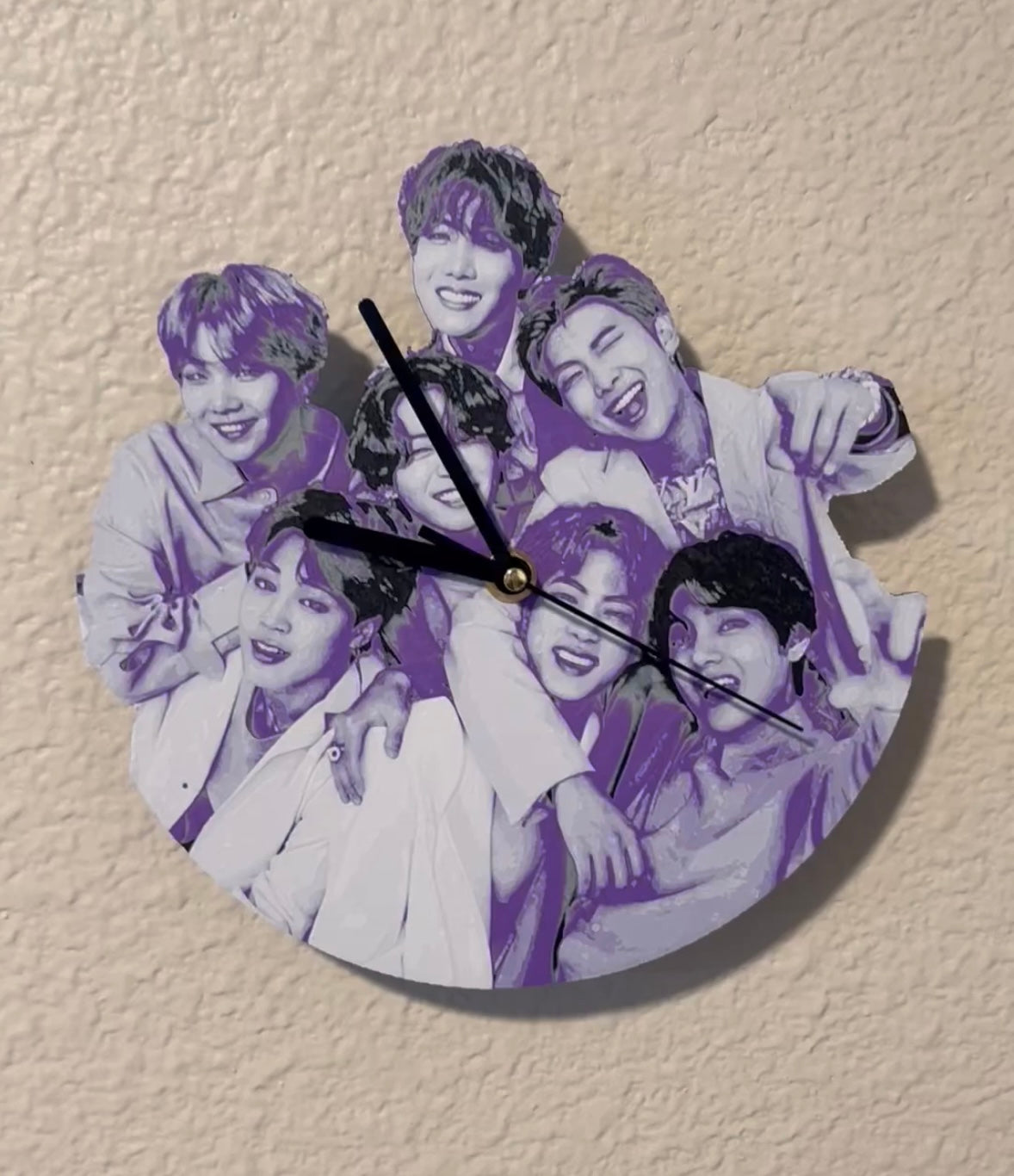 3D printed K-pop clock