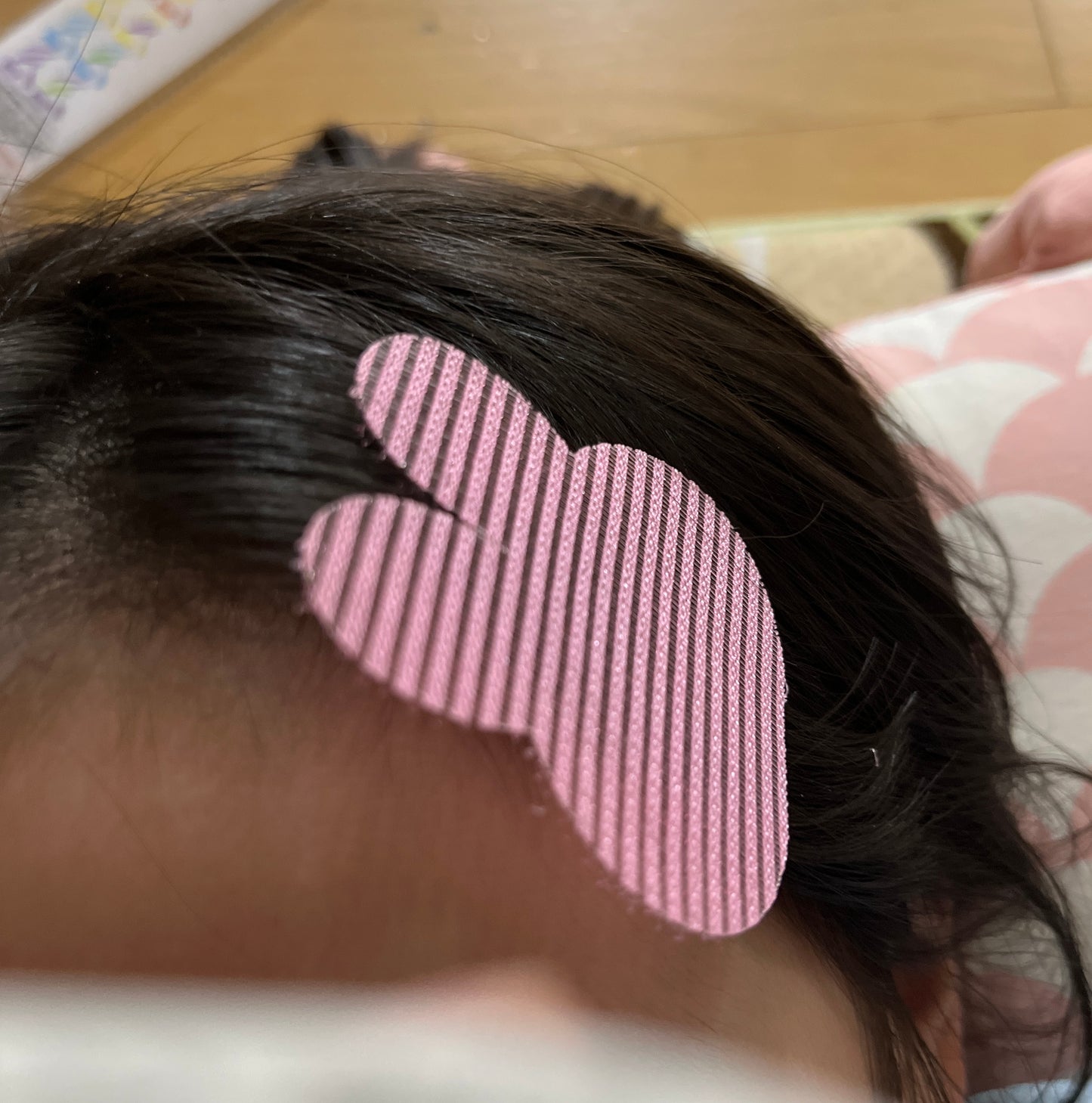 Hair grip Velcro patches